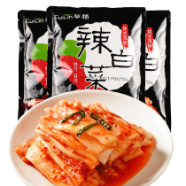 Cui Lin Korean style cut kimchi spicy cabbage Northeast Korean flavor spicy cabbage 500g * 3 bags