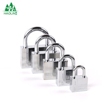 Anti-theft cabinet lock through and open padlock Waterproof square blade padlock blade lock 40mm