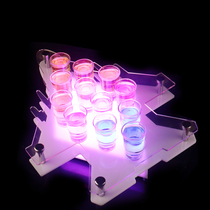 Nightclub Bar KTV Luminous Cup Rack Cocktails Rack Red Wine Rack Foreign Wine Racks Cocktails glass shelves