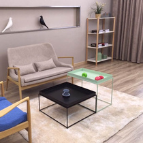 Nordic design Square combination coffee table metal splicing simple small apartment living room sofa side Iron corner