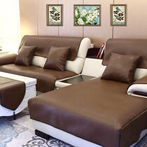 Wash leather sofa cushion fabric non-slip four seasons universal urine insulation waterproof solid wood towel cover all-inclusive European custom-made