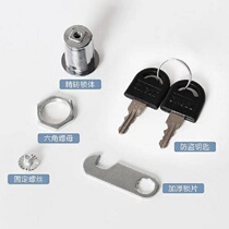 Manufacturer straight for 16mm zinc alloy letterbox lock iron sheet cabinet swivel tongue lock cabinet shoe cabinet lock drawer lock