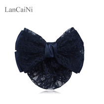 Professional floral headdress plate hair net bag Korean version of hair net cover stewardess nurse bank catering business work dance hair set