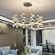 Postmodern Light Luxury Crystal Chandelier Upscale Living Room Lamp 2022 New Romantic Bedroom Dining Room Chandelier