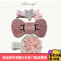 adamifo girl hair accessories hair card floral headdress cute children hairclip Korean little Princess Super fairy baby headdress