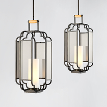 New Chinese Restaurant Chandelier Designer Zen Chinese Style Aisle Staircase Genguan Lamps China Wind Tea Room Chandelier