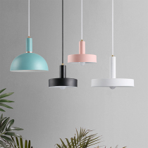 Nordic creative macaron chandelier modern simple bar table lamp restaurant bedside mini chandelier