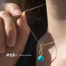 Streamer Home Special 18K Gold Necklace Rose Gold Gold Gold Gold choker Crash Chain