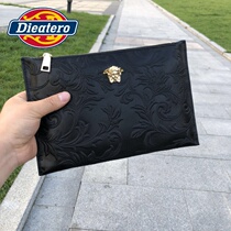 New Mens Handbag Ultra Slim Letter Enveloping Business Casual Youth Clips Male Society Little Guy Boomer Hand Grab Bag