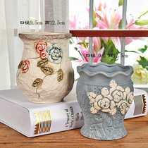 Multi-meat flower pot special price old pile ceramic large number clear cabin meat plant large caliber coarse pottery hand-painted basin breathable