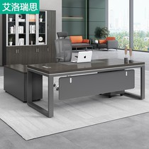 Boss Desk Brief Modern Office Furniture Table Furniture Portfolio President Desk Big Bandae Single Supervisor Manager Table