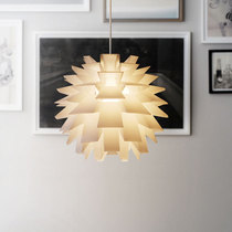 Danish pine cone dining hall lights Nordic extremely simple bedroom lights modern ins style creative Net red LED fishing line chandelier