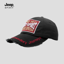 Jeep hat mens summer thin soft top baseball cap sunscreen sun hat outdoor JEEP casual sun hat mens tide