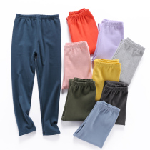 Childrens cotton leggings loose cotton pajama pants 2021 autumn and winter for boys and girls
