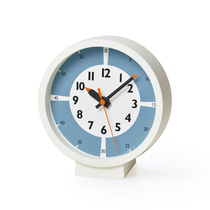 Lemnos Japan imported fun pun color clock wall clock table clock and childrens creative personality clock