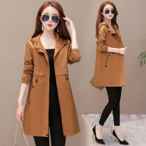 Small Sub Windsuit Woman Autumn Dress 2021 New Korean Version Temperament Casual 100 lap short Inn wind slim fit jacket