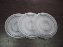 Coin coffee machine Cup Cover Flat cover Middle intubation soybean milk tea plastic flat cover paper 73mm 75 Cup cover