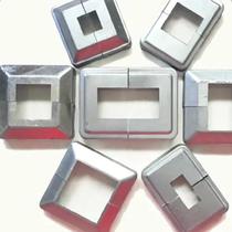 Customized cap head accessories flat tower staircase galvanized guardrail decorative cover fence iron flower bottom cover stamping top cover foot cover