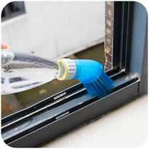 2 Clothing Doors And Windows Slit Sanitary Cleaning Brush Sweep Windows Trough Tools Wash Groove Small Brush Window Groove Brush