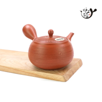 Japan imported Changshu spring and autumn kiln Zhu mud pine skin pattern side to emergency teapot Japanese tea ceremony zero with paper box