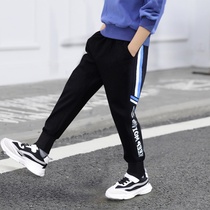 Childrens clothing boys sports pants Spring and Autumn new childrens pants foreign style 2021 Korean version of the child boy casual pants tide