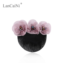 Professional floral headdress Korean hair net set of hair net bag stewardess nurse bank catering business work dance hair set