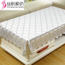 Rectangular coffee table tablecloth waterproof and dustproof disposable table mat tea table mat table tablecloth plastic fabric