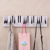 Door hanger Simple kitchen note piano keyboard hook Load-bearing coat hook Wall wall hanging