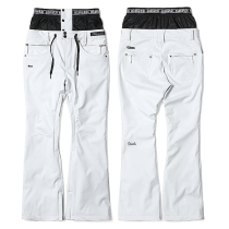 18-19 season ELNATH Veneer Ski Pants Pure color male and female Universal style snowpants 4 Color into E93989