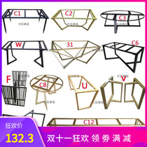 Iron table legs table feet stand custom table stand bar table coffee table shelf rock board marble table legs