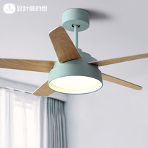 Designers lamp Nordic lamps living room ceiling fan lamp simple modern dining room bedroom home led fan chandelier