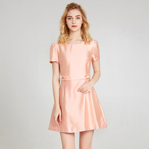 Clearance purchase#9 charm high-end FE0A0035 high quality atmospheric lace stitching dress female summer