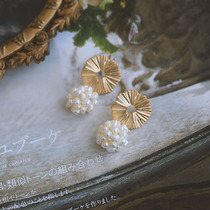 s925 sterling silver needle freshwater pearl earrings 2020 New Tide temperament advanced sense French simple ear jewelry women