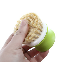 Natural plant coconut palm hand-held brush bowl wash pan non-stick brush non-stick oil does not hurt pan