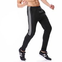 Sports pants Mens Fitness trousers thin Breathable High elastic slim running pants small foot pants breathable football training pants