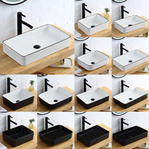 Table basin Nordic washbasin Bathroom basin Black small size art basin Household table washbasin Balcony