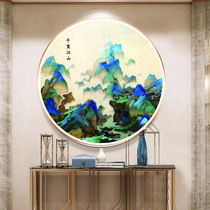 Mona Lisa thousand miles of rivers and mountains cross stitch 2021 new thread embroidery small living room landscape landscape handmade full embroidery