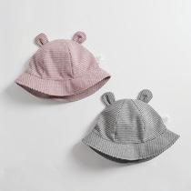 Childrens hats summer thin boys and girls sun hats Sunhat Sunscreen fishermans hat gauze newborn baby sun hats