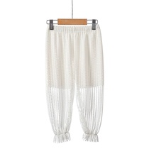 Summer girls anti-mosquito pants outside the net gauze pants loose foot breathable small children ankle-length pants
