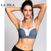 High strength shockproof sports underwear female support anti-sagging running fitness with rimmed cup bra large size big chest