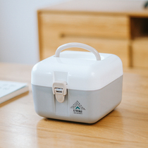 Medical box Dormitory students small portable hand-in-hand medical box Household full set of medicine storage box Small first aid box