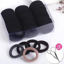 Tie hair incognito head rope Hair circle Hair rope Leather rope Elastic cowhide tendon Portable simple fresh tie head