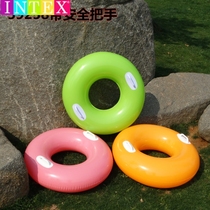 Adult With Handle Lifebuoy Water Inflatable Floating Circle Armpits Children Thickening Transparent Swimming Circle Dance Props