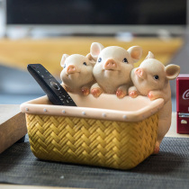 Home point beautiful porch with key ornaments European living room decoration cute dog creative shoe cabinet door storage plate