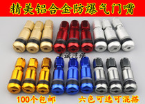 100 aluminum alloy valves tire explosion-proof inflatable nozzle gas nozzle tire valve nozzle vacuum air nozzle