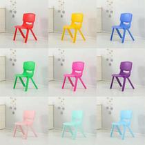 Kindergarten chair plastic small chair childrens back chair stool student chair child solid chair thickened