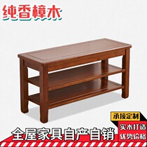 Fragrant camphor wood changing shoes stool in door log bench containing shoes stool solid wood changing shoes stool can be sat