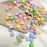 Милые кремовые аксессуары в виде сердечка, чехол для телефона, шпильки для волос, аксессуар для волос ручной работы