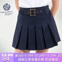 Eaton Guild school uniforms Inron boy dress Pepple-style dress Children 100 hitch skirt girl half body dress 10Q250