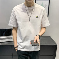 Fashion men short sleeve T-shirt 2020 New loose trend half sleeve boys Tide brand Cotton body shirt D0301